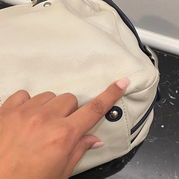 Coach Signature Canvas & Leather Satchel – Red/Pink Interior – Style No. 13382 - Picture 7 of 13